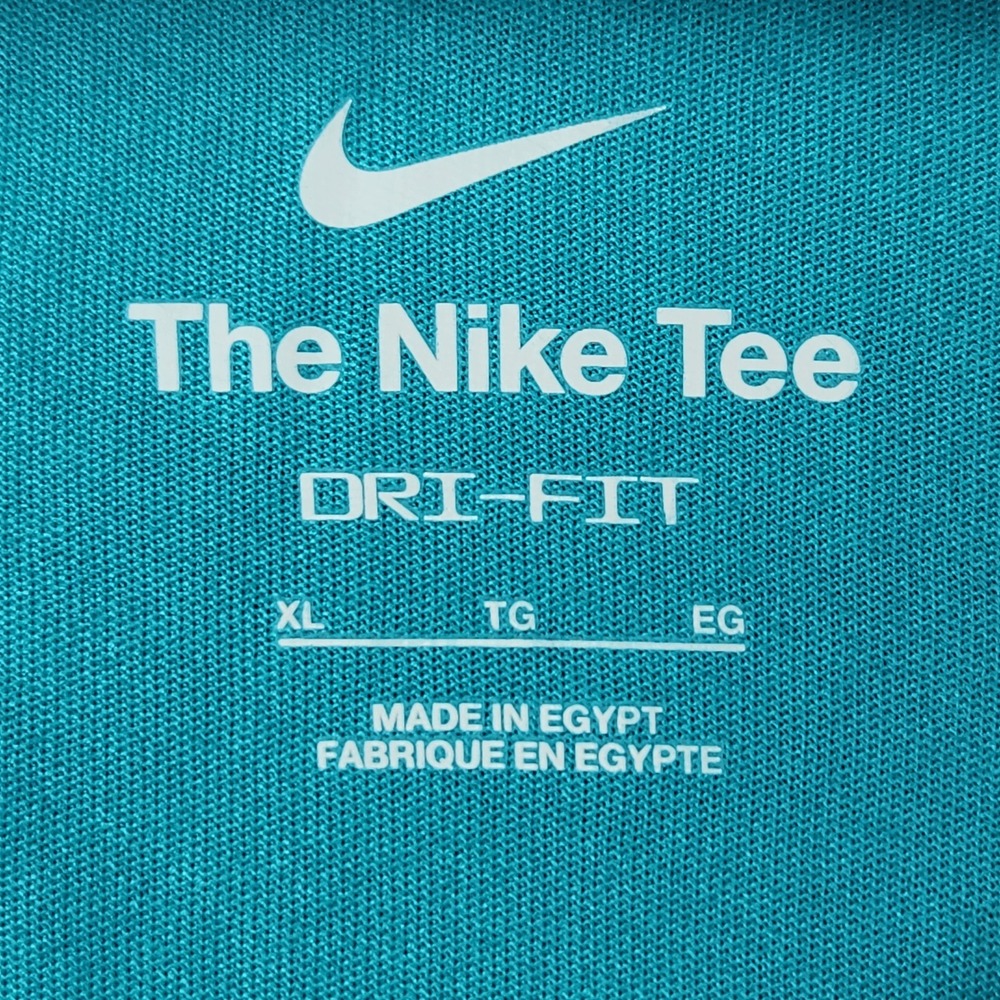 Nike Dri-FIT Basketball Shirt Men XL Dusty Cactus Green Spell Out Swoosh Graphic - Picture 3 of 9